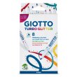 Giotto Turbo Glitter 8 Stück Glitzer Filzstifte