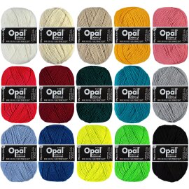 100 Gramm Opal Sockenwolle 4-fach Farbauswahl